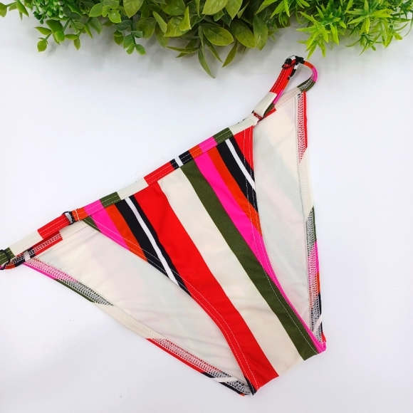 SOLID & STRIPED The Lulu Striped Mid-Rise Bikini Bottom - Picture 6 of 9